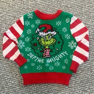 Toddler Grinch Christmas Sweater